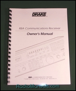 Drake R8A Instruction Manual Drake R8A Instruction Manual